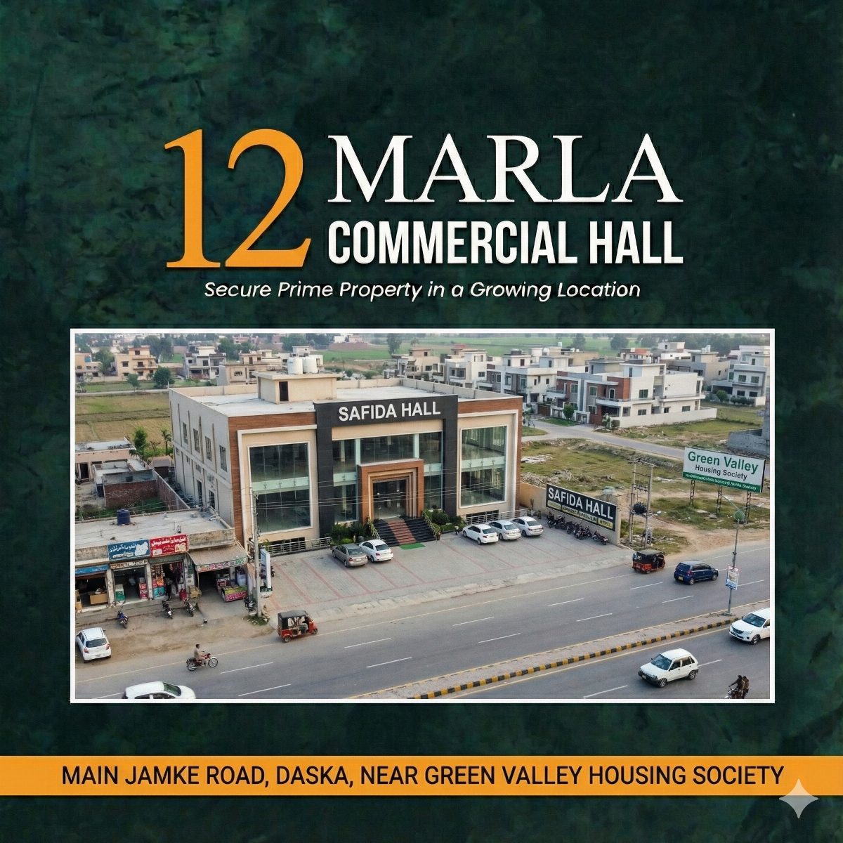 12 Marla Commercial Hall