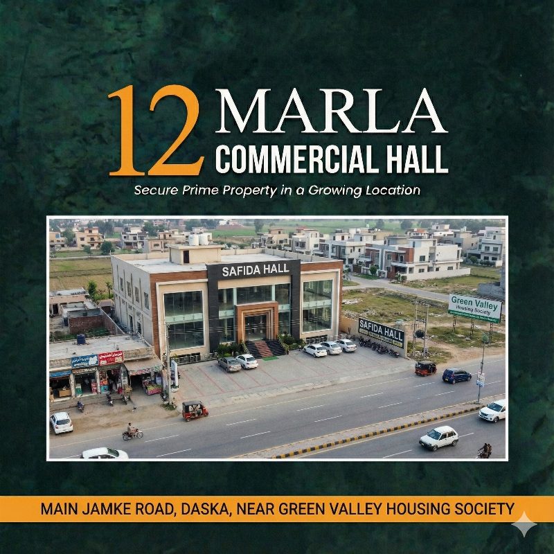 12 Marla Commercial Hall