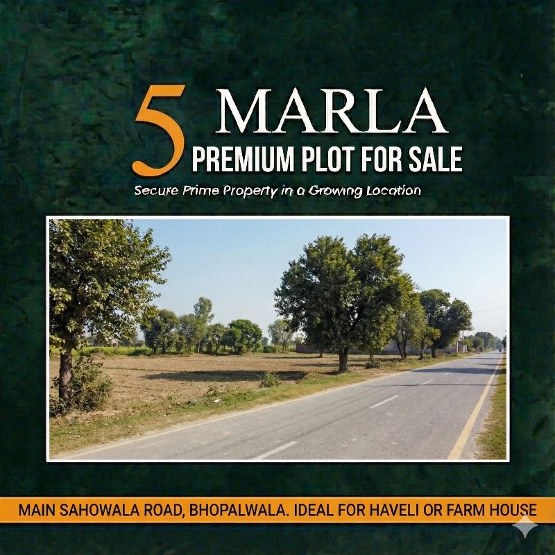5 Marla Plot Bhopalwala